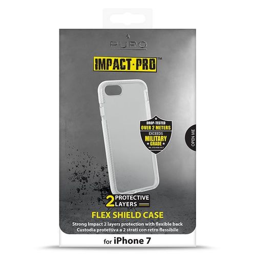 PURO Impact Pro Flex Shield - Etui iPhone 8 / 7 (biały) na Arena.pl