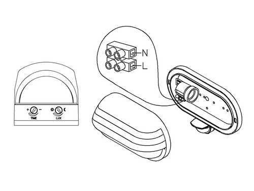 Oprawa ścienna z czujnikiem MCE33 na Arena.pl