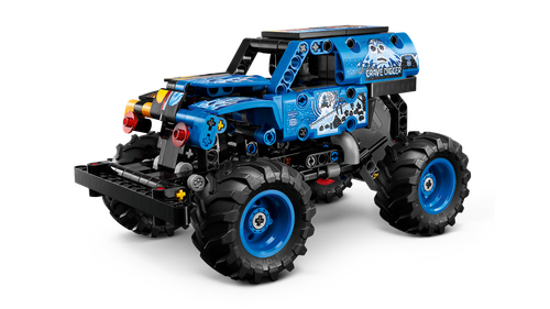 LEGO Technic 42219 Monster Jam Grave Digger Ogień i lód Napęd Pull-back na Arena.pl