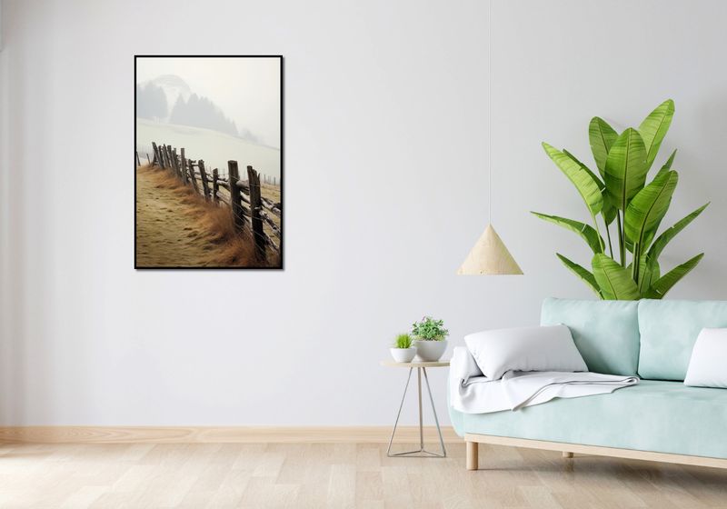 Plakat 68x98cm Spowity Mgłą zdjęcie 4