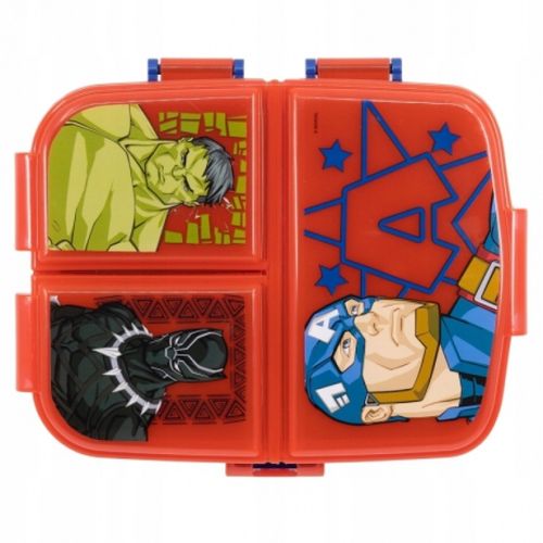Śniadaniówka Lunchbox Pojemnik Do Szkoły Pudełko Przegródkami AVENGERS na Arena.pl