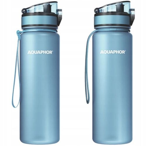 NOWOŚĆ! Błękitny Bidon Butelka filtrująca filtr AQUAPHOR CITY 0,5 L na Arena.pl