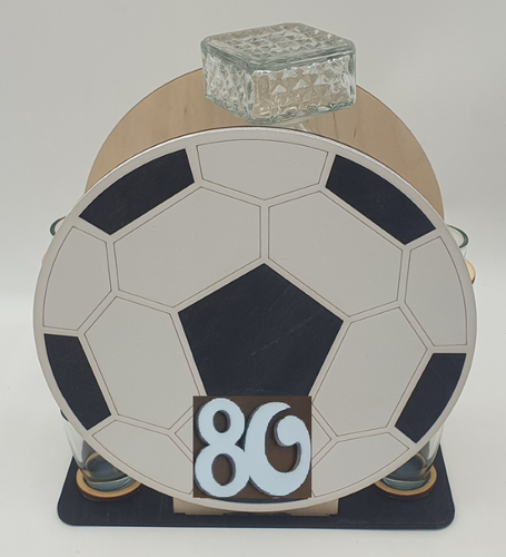 karafka PIŁKA + kieliszki 80 urodziny na Arena.pl