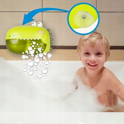 BĄBELKOWY DINOZAUR DINO DO KĄPIELI MASZYNKA DO ROBIENIA PIANY W WANNIE GRA na Arena.pl