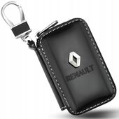EKOSKÓRA ETUI SASZETKA POKROWIEC NA KLUCZE KLUCZYK SAMOCHODOWY RENAULT LOGO