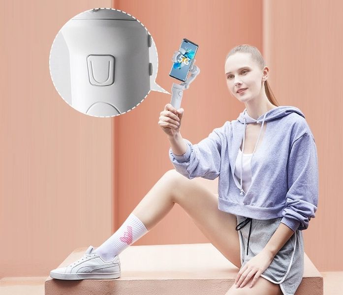 GIMBAL STABILIZATOR 3-OSIOWY RĘCZNY UCHWYT DO TELEFONU SMARTFONA APLIKACJA zdjęcie 16