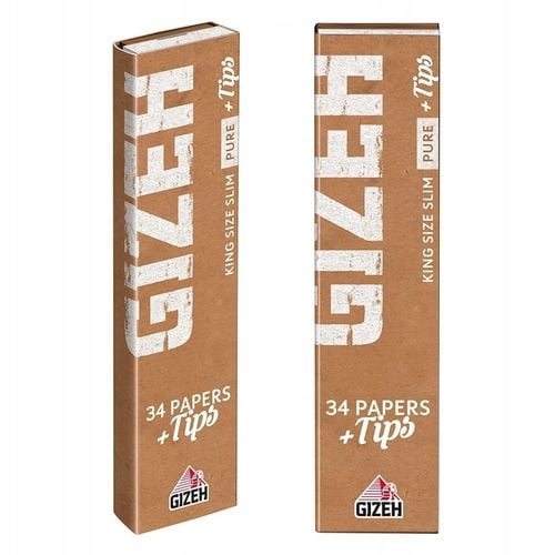 bibułka gizeh king size slim pure + filterki na Arena.pl
