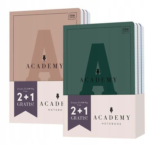 N-Zestaw Zeszytów A5 60# Academy Hyb.(2+1) 5997 na Arena.pl