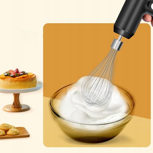 Bezprzewodowy ręczny mikser USB, 3 biegów tryb Elektryczna trzepaczka Turbo na Arena.pl