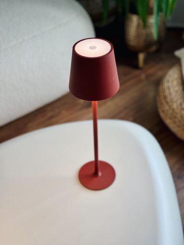 lampa led stołowa 38,5 cm bezprzewodowa 3 tryby dotykowa lampka nocna usb-c na Arena.pl