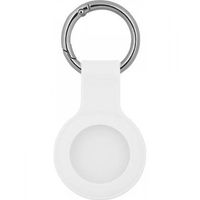 Etui Apple AirTag silikonowe brelok zawieszka case do lokalizatora biały