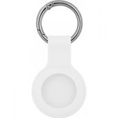 Etui Apple AirTag silikonowe brelok zawieszka case do lokalizatora biały