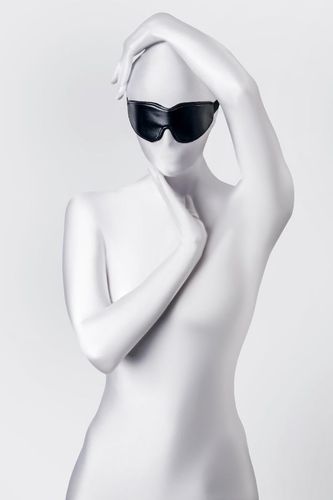 anonymo mask, pu leather, black, 26.5 cm na Arena.pl