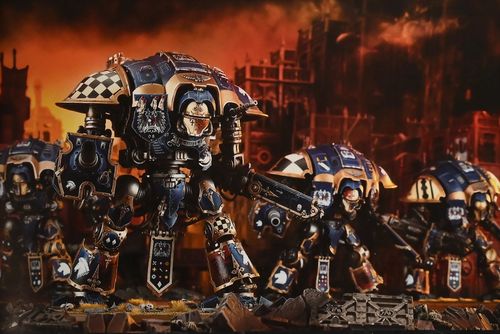 Knight Questoris | 40 x 50 cm | Wydruk na Płótnie | Obraz | Warhammer 40k na Arena.pl