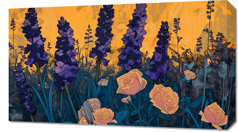 Obraz 70x40cm Złoty Ogród zdjęcie 1