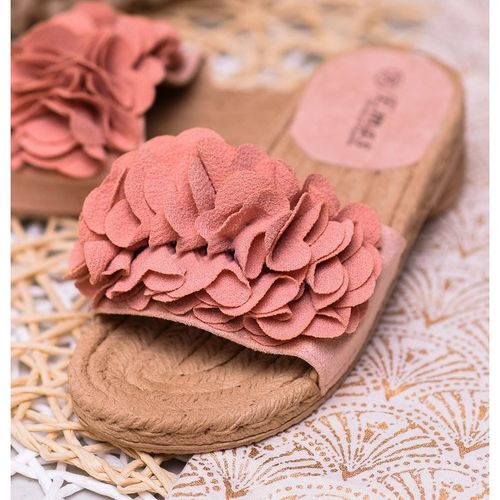 Pudrowe Klapki Espadryle r.36 na Arena.pl
