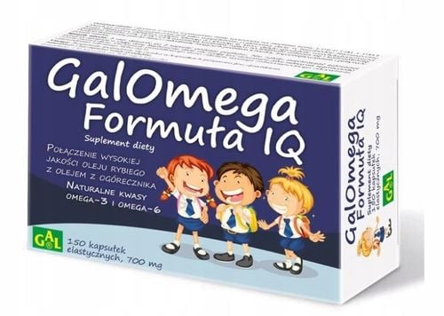 GalOmega Formuła IQ suplement diety, 150 kapsułek na Arena.pl