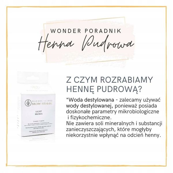 Henna w proszku pudrowa dark brown Brow Henna zdjęcie 2
