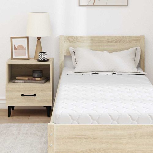 Materac z warstwą kokosową Biały 200 x 80 cm Pianka PU na Arena.pl