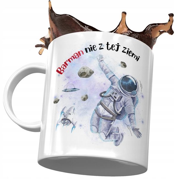 Dla Barmana Kubek Na Urodziny Na Prezent Z Nadrukiem Ze Zdjęciem zdjęcie 1