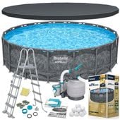 Basen ogrodowy stelażowy 549 x 132 cm 11w1 Bestway 561KC