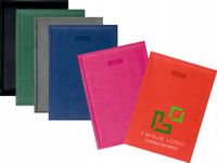 KALENDARZ A6 2026 tygodniowy książkowy firmowy z TWOIM LOGO nadrukiem UV