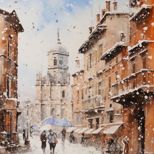 Plakat 90x90cm Urok Starych Miast zdjęcie 1