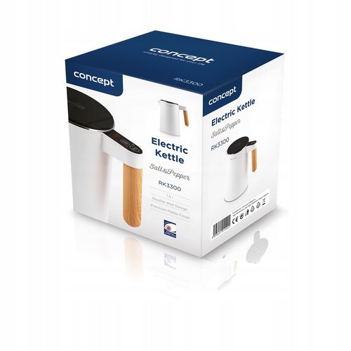 Czajnik elektryczny double wall 1,5 l biały RK3300 na Arena.pl