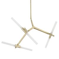 Salonowa lampa wisząca Sticks ST-1001-6 gold Step modernistyczna złota
