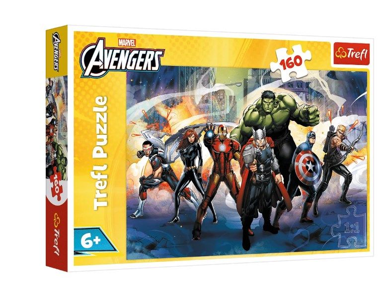 puzzle 160 supermoce avengers 15428 zdjęcie 1