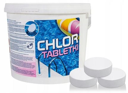 Chlor Tabletki do Basenu Chemia Basenowa GAMIX 5kg