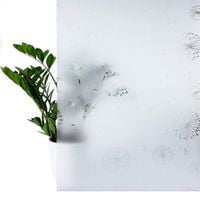 Folia Okienna Statyczna Do Szyb z Motywem Dmuchawca 45cm x 0,5mb N2