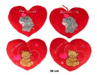 serce pluszowe 30cm kocham cię / dla ciebie s1331