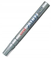 marker olejowy uni  paint srebrny