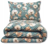 Komplet Pościeli 220x200cm Bawełniany w Kwiaty Polska 100% Bawełna