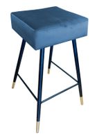 Hoker krzesło barowe Max podstawa czarna/złota MG33