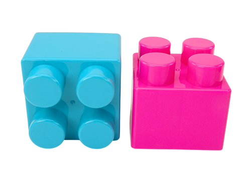 KOLOROWE  KLOCKI KONSTRUKCYJNE W TORBIE na Arena.pl