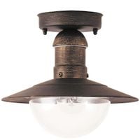 Zewnętrzna LAMPA sufitowa stropowa OSLO 8736 Rabalux industrialna OPRAWA ogrodowa outdoor IP44 antyczne złoto