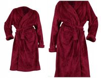 Szlafrok płaszcz kąpielowy Bonjour M Greno bordowy