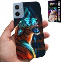 ETUI DO MOTOROLA E15 / G05 - TYGRYS MĘSKIE WZORY NA OBUDOWĘ, CASE