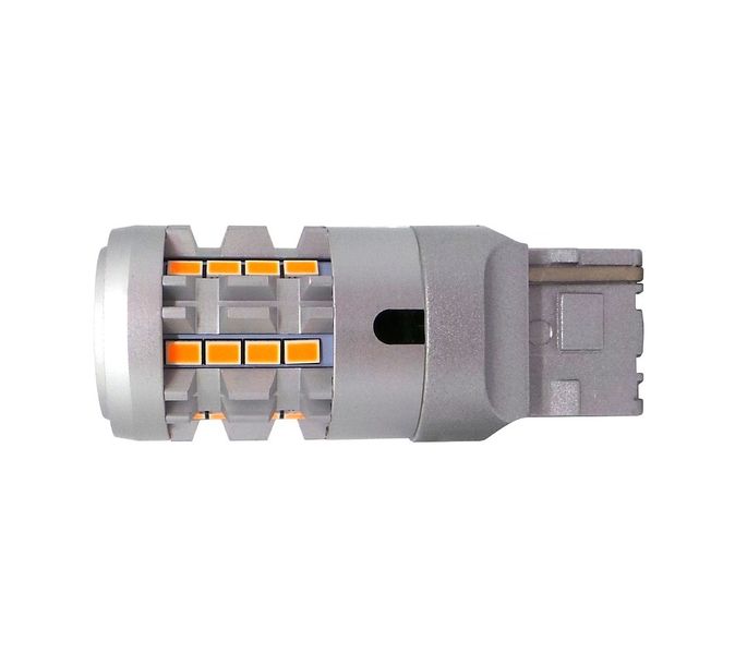 żarówka LED W21W, 7440 12-24V bez błędu pomarańczowa 100% CANBUS zdjęcie 9