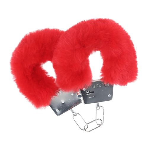 Classic Fluffy Handcuffs - Red na Arena.pl