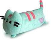 Piórnik szkolny saszetka tuba pluszowa kot Pusheen The Cat miętowa