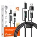 MCDODO KABEL USB-C USB 4W1 SZYBKIE ŁADOWANIE DO IPHONE LIGHTNING PD 60W 1M