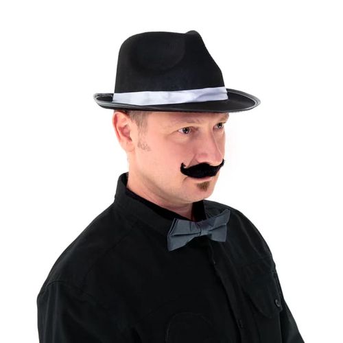 Kapelusz czarny z białym paskiem na Arena.pl