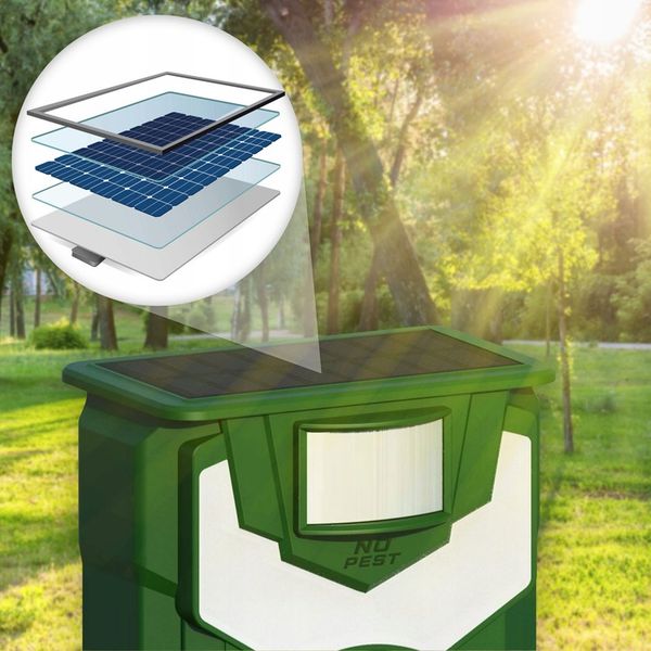 ULTRADŹWIĘKOWY ODSTRASZACZ PSÓW KOTÓW KUN LISÓW DZIKÓW SAREN JELENI NO PEST zdjęcie 5