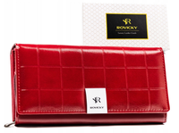 duży portfel damski ze skóry naturalnej i ekologicznej - rovicky