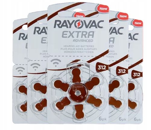80x Baterie do aparatów słuchowych RAYOVAC 312 na Arena.pl