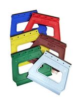 Skrobaczka do szyb - trapez z gumką