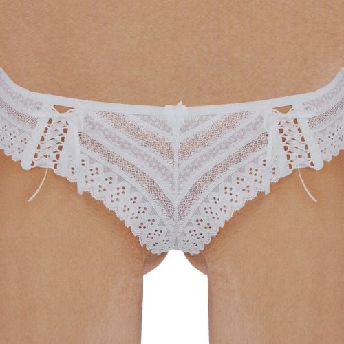 białe stringi s/m na Arena.pl